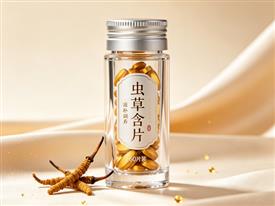 虫草含片玻璃瓶