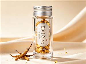 虫草含片玻璃瓶