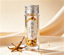 虫草含片玻璃瓶