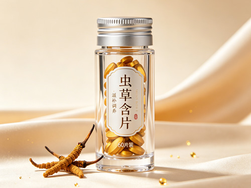 虫草含片玻璃瓶