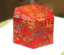 中式锦缎药品盒-中式锦缎包装盒